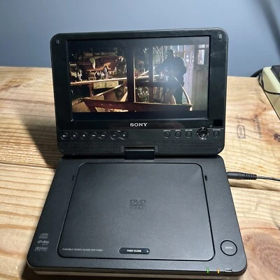 Sony DVP-FX820 Portable Swivel DVD Player (8") Tested/Working w/ Power Supply - Image 1 of 4