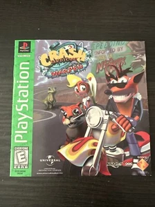 Crash Bandicoot Warped PS1 Playstation 1 PS One Instruction Manual Only - Picture 1 of 5