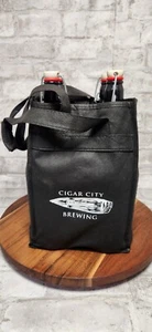 Amber Colored Bottles Porcelain Ceramic Stopper in Gift bag Cigar City Brewing - Picture 1 of 14