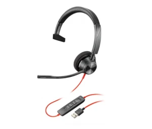 Plantronics 3310 Wired Mono Headset 213928-101 USB-A to connect to your Laptop, - Picture 1 of 3