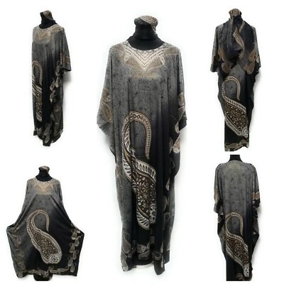 En vrac Compatible avec Caftan Tunique Robe De Vacances Paréo Plage Dubaï Abaya - Photo 1/4
