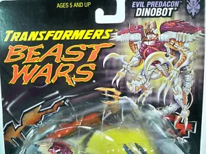 K21i54981 DINOBOT MOC MINT SEALED TRANSMETAL DELUXE TRANSFORMERS 1998 BEAST WARS - Picture 1 of 12