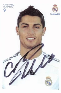 Cristiano Ronaldo UH Real Madryt zdjęcie z oryginalnego autografu UH #30 - Zdjęcie 1 z 1