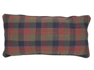 Donna Sharp Campfire Pillow Decorative Patchwork Pattern Rectangular 11 X 22 . - Picture 1 of 8