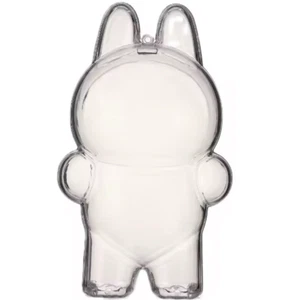 LABUBU Case Clear Protective Display Pop Mart The Monsters Plastic Cover NEW 1pc - Picture 1 of 7