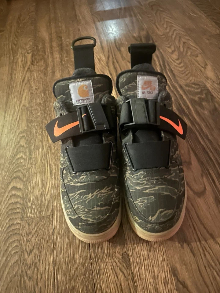 Nike Carhartt WIP x Air Force 1 Utility Premium Low Camo - Image 1 of 4