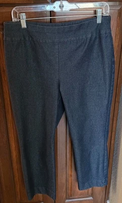 Usado en Excelente Condición - Pantalones Cortos Adelgazantes CHICO'S Talla 1.5 "Azul Denim" - Mezcla de Poliéster Foto 1 de 2