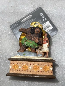 Neu mit Etikett Disney Ornament Skizzenbuch 2020 Moana & Maui Island Beach Musical - Bild 1 von 7