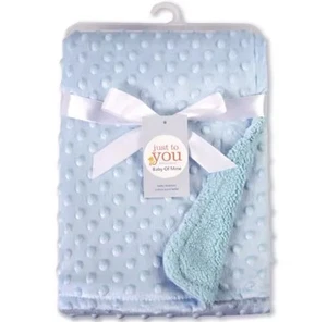 Swaddle Baby Blanket Thermal Soft Fleece Quilt Bedding Solid Color Newborn - Picture 1 of 1