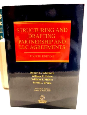 2025 Structuring & Drafting Partnership and LLC Agreements Thompson Reuters - Image 1 of 4