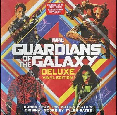 GUARDIANS OF THE GALAXY - SONGS - 2-LP - BLUE AND YELLOW DIPPED VINYL - LE - NEW - Image 1 of 2