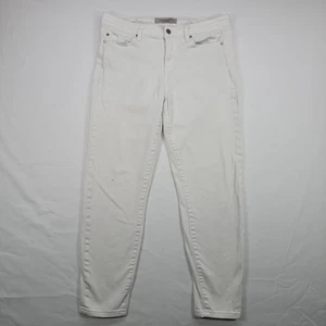 Liverpool Jeans Womens 10/30 Bright White Ankle Skinny Leg Stretch Denim Jeans - Picture 1 of 21