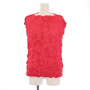 Miyake Me Issey Cut And Sew Sleeveless Boat Neck Stretch Wrinkled F Pink / Bb Wo - Bild 1 von 6