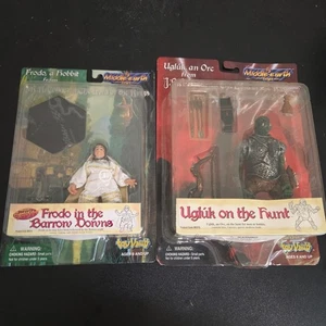 Lot of 1998 Lord of the Rings Ugluk, Frodo Figure Toy Vault Middle Earth Tolkien - Picture 1 of 9