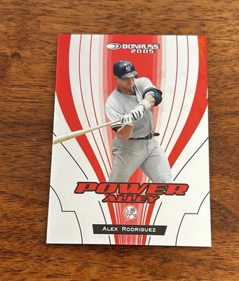 2005 Donruss Power Alley Red /2500 Alex Rodriguez #PA-4 - Image 1 of 2