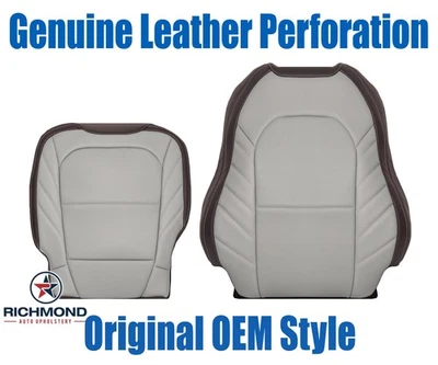 Ford F-150 Limited F150 2019-2020 cubiertas de asiento de cuero completas para conductor gris/marrón Foto 1 de 4