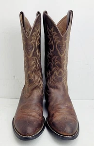 Ariat Stiefel Herren Größe 8D Braun Heritage Western Cowboy Runde Spitze Stiefel 34725 - Bild 1 von 13