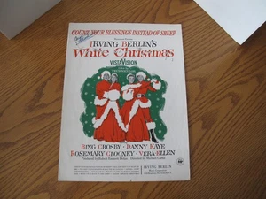 WHITE CHRISTMAS Noten 1952 IRVING BERLIN FILM Vintage - Bild 1 von 8