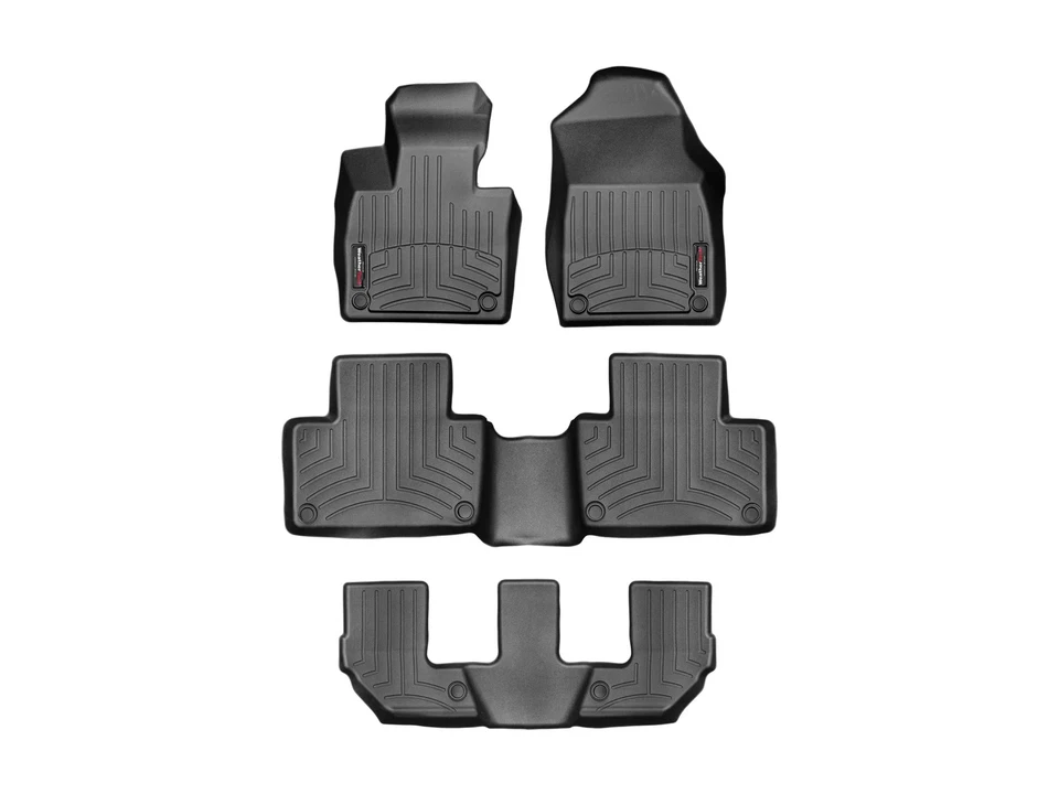 WeatherTech FloorLiner for 2016-2019 Volvo XC90 - Full Set, Black - Image 1 of 1