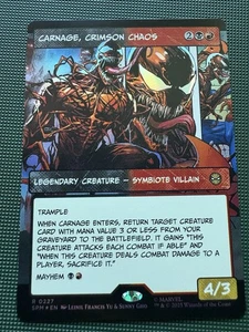 Carnage, Crimson Chaos (Borderless) Marvel's Spider-Man Foil - Picture 1 of 1