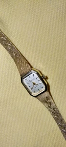1986 Vtg Armitron Ladies Gold-Tone Dress Watch - Elegant Slim- READ DESCRIPTION  - Picture 1 of 10