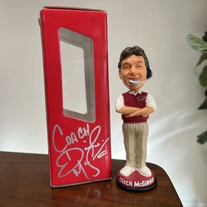 Signed Coach McGinnis Legends Of The Field Cardinals Ltd Edition Bobblehead - Picture 1 of 9