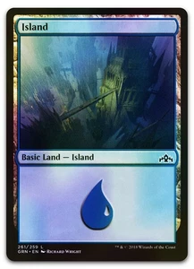 Island #261 (Foil) (NM) Guilds of Ravnica GRN Magic MTG - Picture 1 of 2