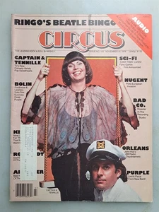 Circus - Rock & Roll Magazine - November 10, 1976 Issue Captain & Tennille - Picture 1 of 3