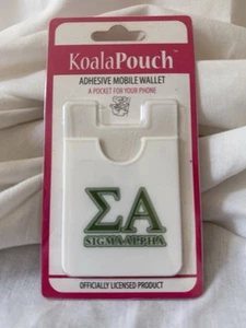 Koala Pouch Adhesive Mobile Phone Wallet Pocket Sigma Alpha Ag Sorority - Photo 1 sur 2