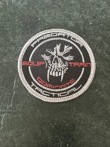 PARCHE TENUE TÁCTICO DEPREDADOR RARO MORAL VELKRO Tren Equipo Dominar Militar - Imagen 1 de 3