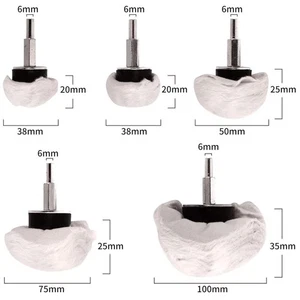 Rueda de pulido de 11 piezas para almohadilla de pulido de taladro para taladro con ejes hexagonales de 0,25" C... - Imagen 1 de 8