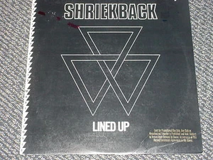 SHRIEKBACK - LINED UP - OOP 1983 3SONG EP GOLD STAMP PROMO EP VG VG+ - Picture 1 of 2