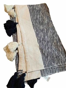 One Kings Lane Open House Throw Blanket in Blue  - Picture 1 of 1