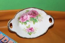 Vintage American Beauty Floral Pattern Royal Albert England Dish Candy Nut Bowl
