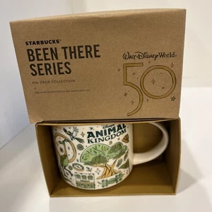 Disney WDW 50th Celebration Starbucks Been There Animal Kingdom Mug New 14oz - Picture 1 of 4