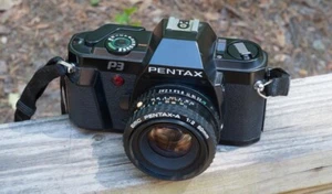 PENTAX P30n SLR FILM CAMERA BODY WITH STRAP AND CAP - Picture 1 of 4