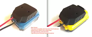 Adapter for DeWALT or Hercules 12v Max battery 12 gauge dock power connector - Picture 1 of 8