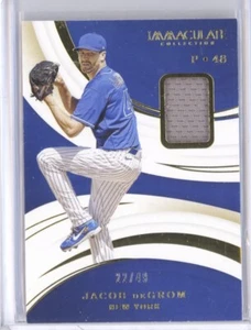 Panini Immaculate Jacob Degrom Gold Jersey Relic /49 SP Short Print Rangers 2020 - Picture 1 of 2