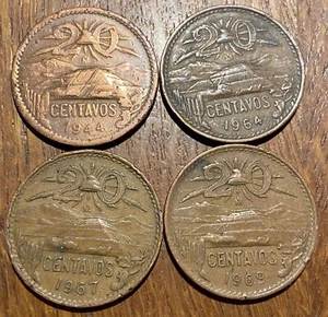 LOT OF 4 MEXICO COINS (772) - Picture 1 of 2