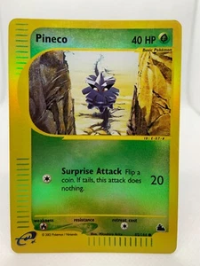 Pineco, 85/144, Reverse Holo Card, Skyridge Set, e-series, WOTC, 2003 Pokemon - Picture 1 of 10