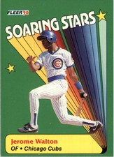 1990 Fleer Soaring Stars Chicago Cubs Baseball Card #8 Jerome Walton
