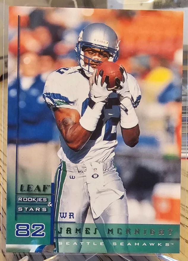1998 Leaf Rookies & Stars James McKnight #161 Seattle Seahawks - Image 1 of 2