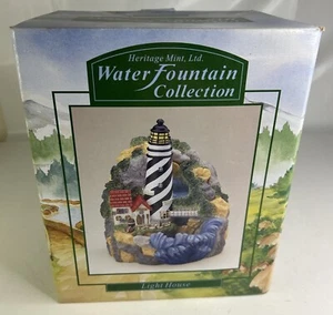 Heritage Mint Ltd. Water Fountain Collection “Light House” Brand New in Box - Picture 1 of 3