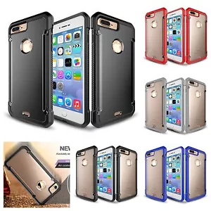 iPhone 8 & 7 Plus Ultra-Slim Luxury Defender Shockproof Hybrid TPU Bumper Case - Bild 1 von 42