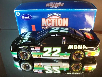 Ward Burton #22 MBNA America Mastercard 1996 Pontiac Grand Prix 1:24 Action Bank - Image 1 of 4