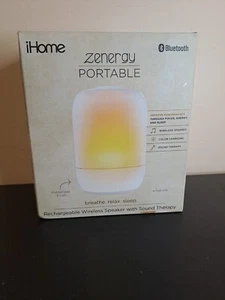 iHome Zenergy Rechargeable Bluetooth Color Changing Speaker Sound Therapy - Picture 1 of 6