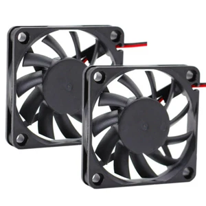 1Paar 5V 12V 24V Bürstenlosen 60x60x15mm 2PIN Kühler Fan Computer PC CPU Lüfter - Bild 1 von 13