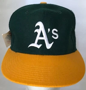 Vintage Oakland Athletics A’s neu aus altem Lagerbestand Ära Diamond Pro Modell eng anliegende Mütze Größe 6 7/8 - Bild 1 von 12