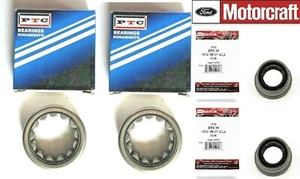 2 AXLE BEARINGS 5707 & 2 MOTORCRAFT SEALS BRS90 FOR 1988-2011 CROWN VIC MARQUIS - Picture 1 of 1