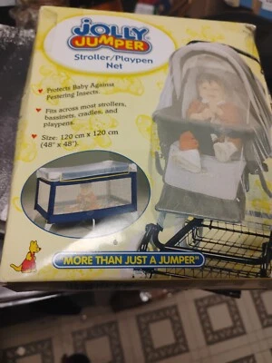 Jolly Jumper Stroller & Playard 48 In Square Net W/Elastic For Insect Protection - Image 1 of 2